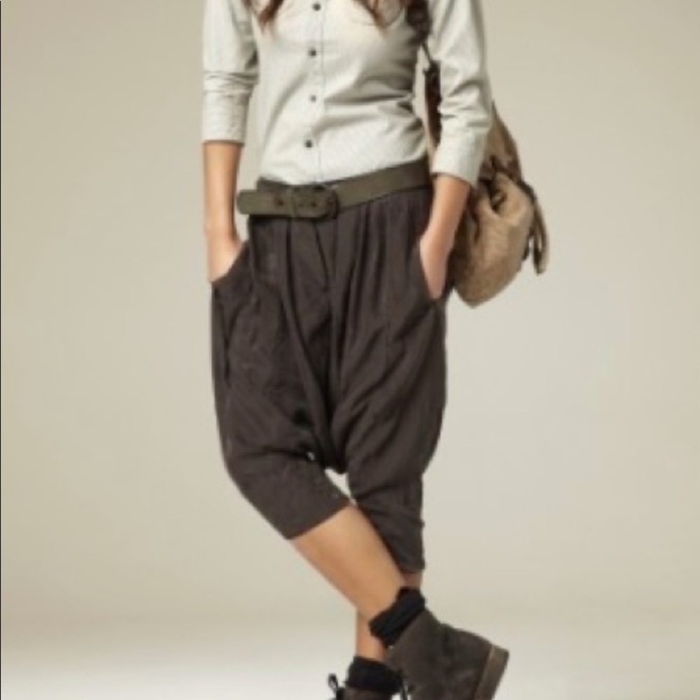 All Saints Fadila Harem silk Pants.